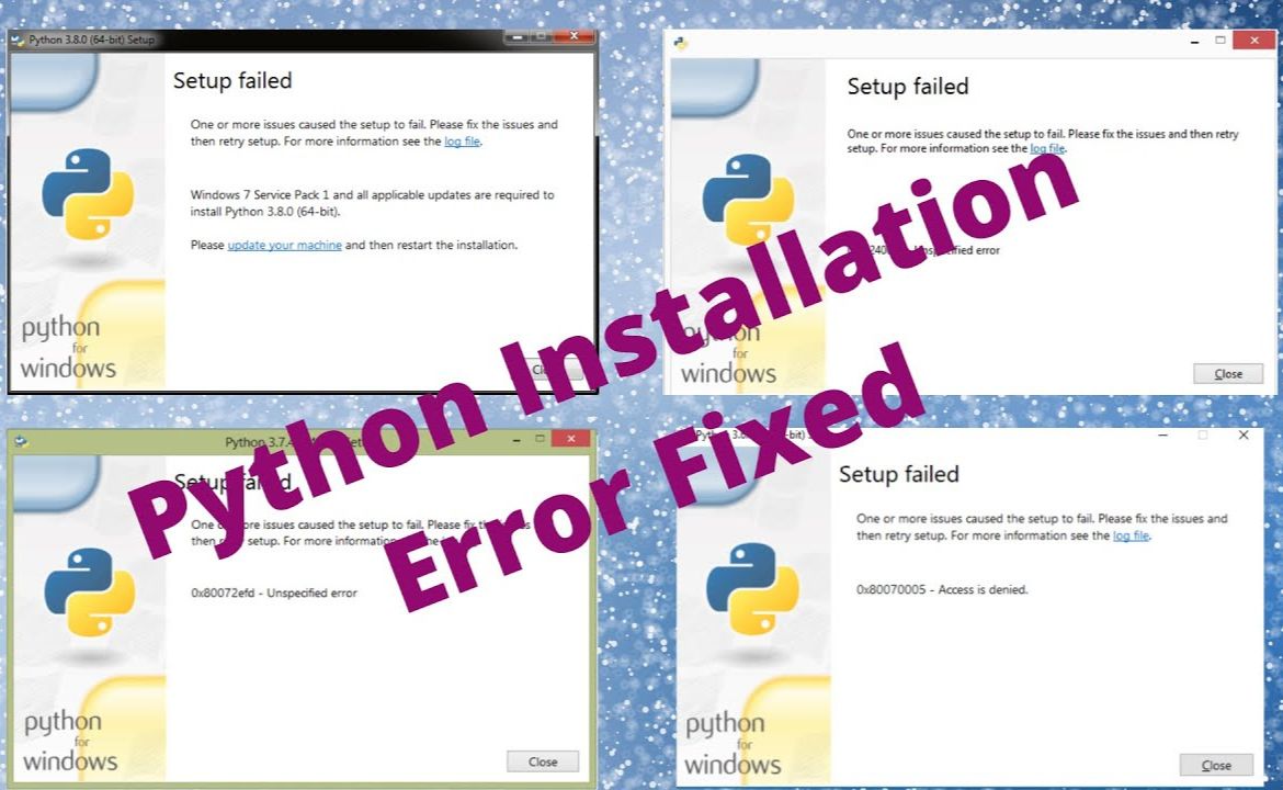 Install Dowsstrike2045 Python Failed Easy Repair