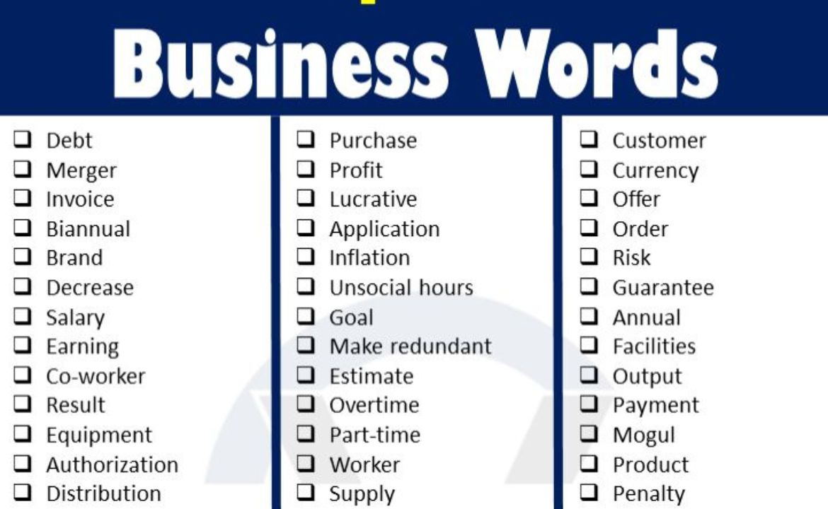 Powerful Business Words to Boost Your Professional Vocabulary