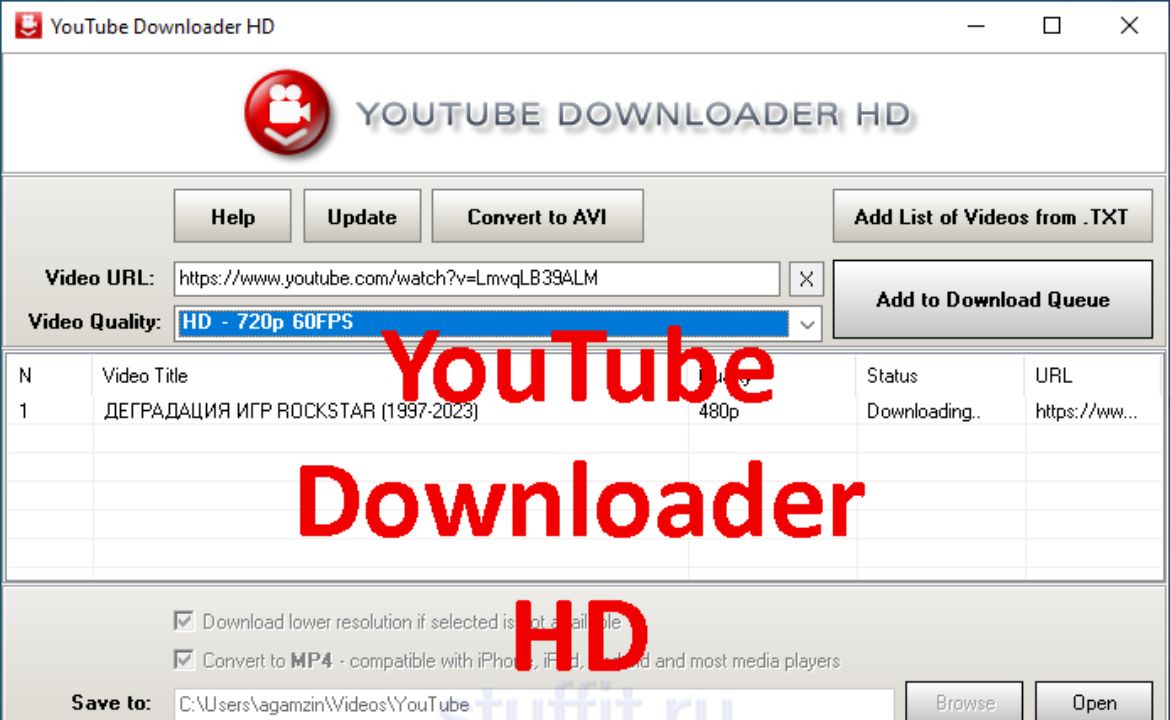 YouTube Video Downloader HD Quality Download