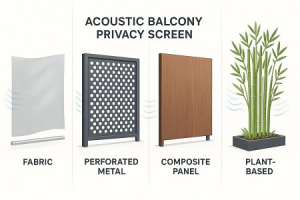 Say Goodbye to Urban Noise and Eyesores with an Acoustic Balcony Privacy Screen