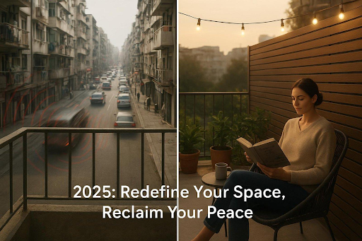 Say Goodbye to Urban Noise and Eyesores with an Acoustic Balcony Privacy Screen