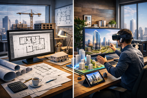 Why AEC Firms in the USA & UK Are Shifting from 2D to 3D CAD